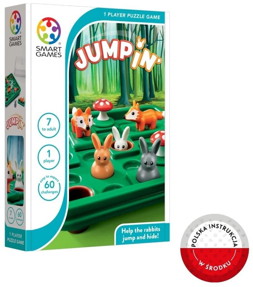 Smart Games Iuvi Games Stalo žaidimas Jump In' su triušiukais 3+