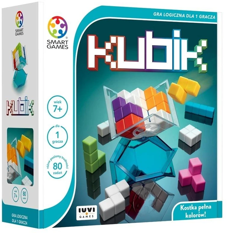 Dėlionė Iuvi Games Stalo žaidimas kubas su spalvotais kaladėlėmis Smart Games