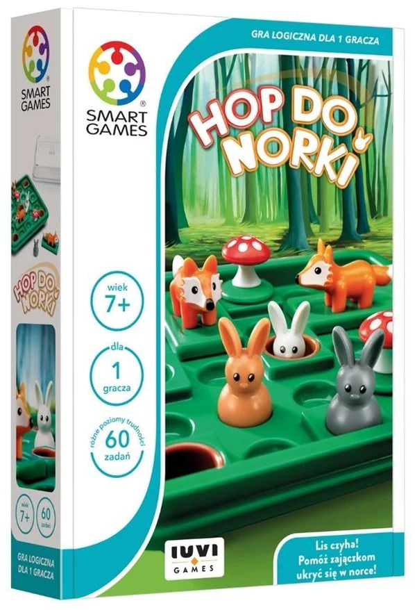 Dėlionė Iuvi Games Stalo žaidimas loginis hop do norki su triušiais
