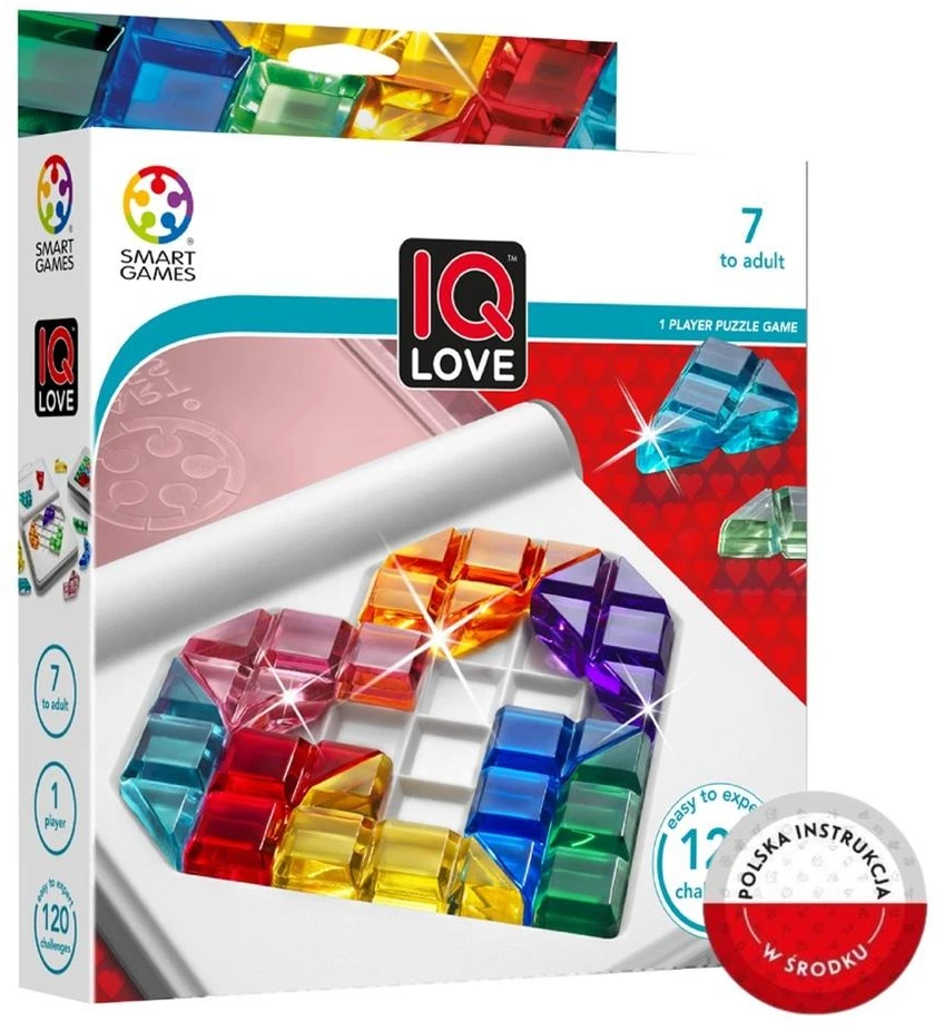 Brain Games Iuvi Games Stalo žaidimas loginis IQ Love 120 užduočių