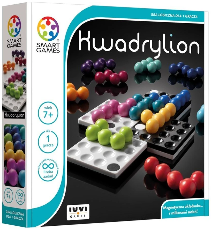 Iuvi Games Stalo žaidimas magnetinis Kwadrylion 12 elementų