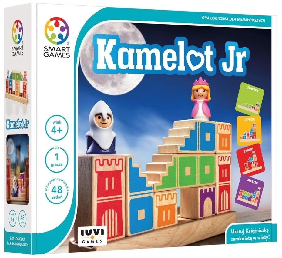 Iuvi Games Stalo žaidimas Smart Games Kamelot Junior 48 užduotys