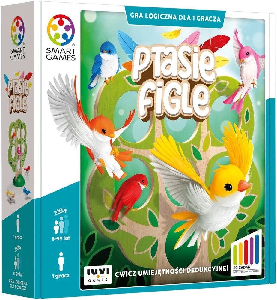 Iuvi Games Stalo žaidimas su paukščiais smart games ptasie figle