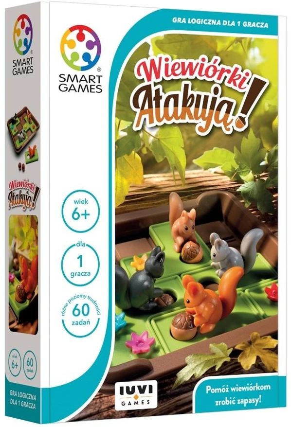 Iuvi Games Stalo žaidimas voveriukų ataka su užduotimis