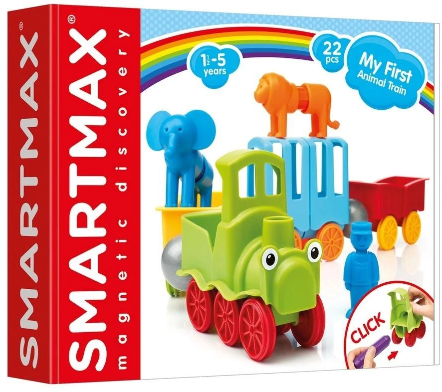 Iuvi Games Vaikštynė su magnetiniu gyvūnų traukiniu Smart Max