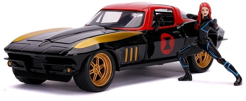 Jada Toys Jada Marvel Avengers automobilio modelis Corvette 1966 Chevy 1:24