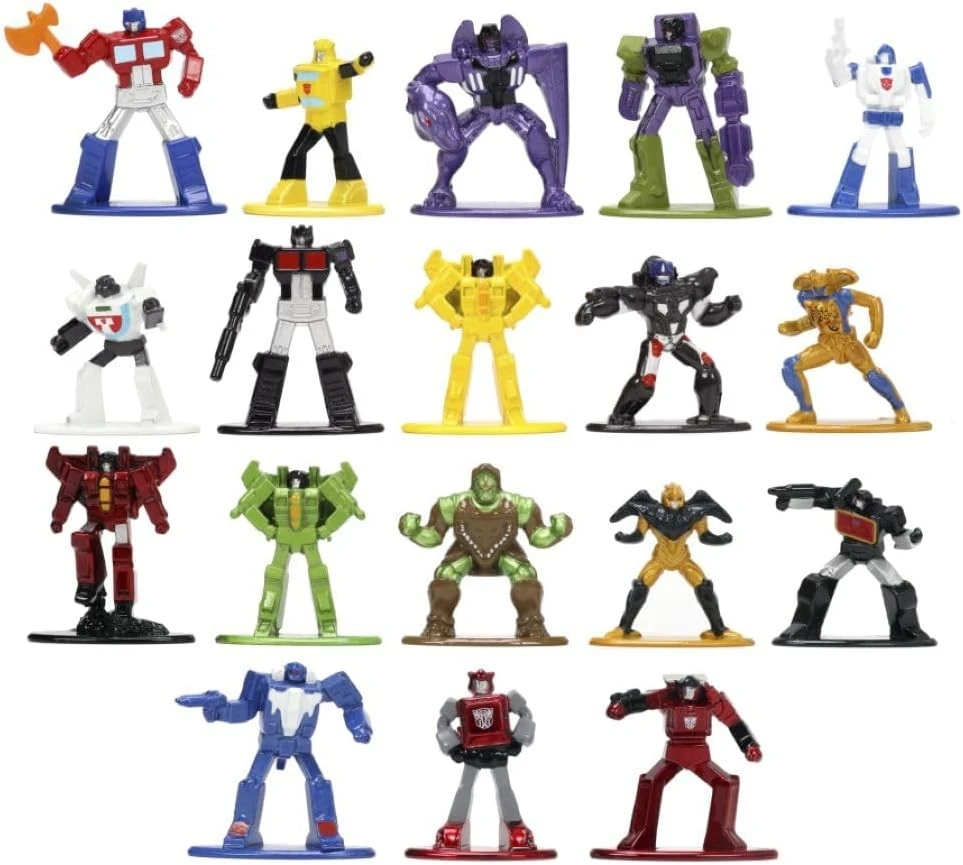 Hasbro JADA Transformers Nano Metalfigs 18 figūrėlių rinkinys 33784