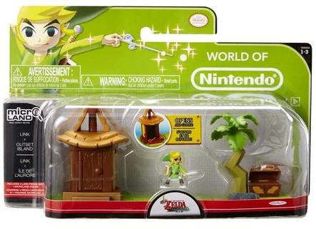 Jakks Pacyfic Jakks Pacific Nintendo W3 figūrėlių rinkinys Link Island Village 3 vnt. 86899