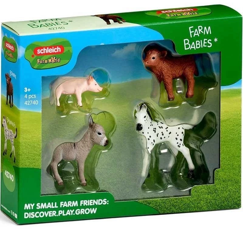 SCHLEICH FARM WORLD Ūkio gyvūnų mažyliai