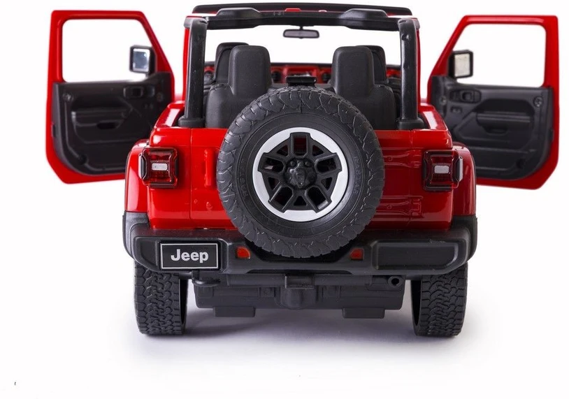 Jeep Wrangler JL R/C mastelis 1:14 Rastar 79400 nuotoliniu būdu valdomas raudonas automobilis