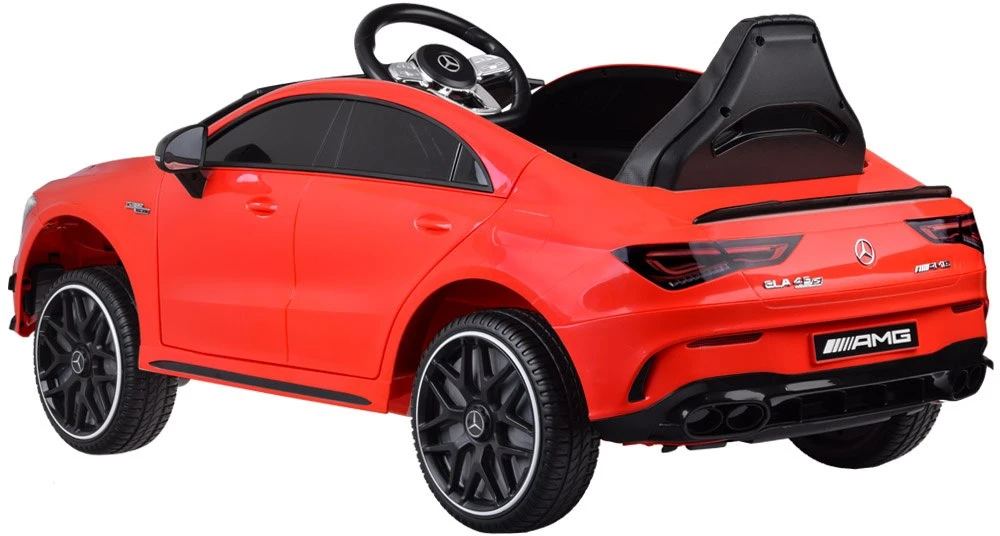 Akumuliatorinis sportinis automobilis vaikams Jokomisiada Mercedes AMG CLA 45s PA0307 | spalva: raudona
