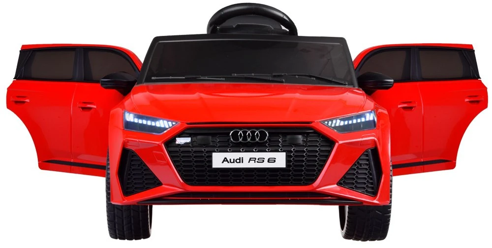 Akumuliatorinis sportinis automobilis vaikams Jokomisiada AUDI RS 6 PA0297 | spalva: raudona