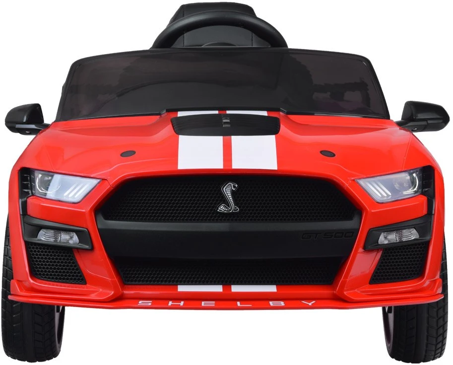 Akumuliatorinis sportinis automobilis vaikams Jokomisiada Ford Mustang Shelby GT500 PA0306 | spalva: raudona