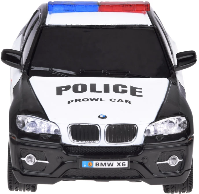 Jokomisiada BMW X6 sportinis policijos automobilis su nuotolinio valdymo pulteliu RC0660 CY