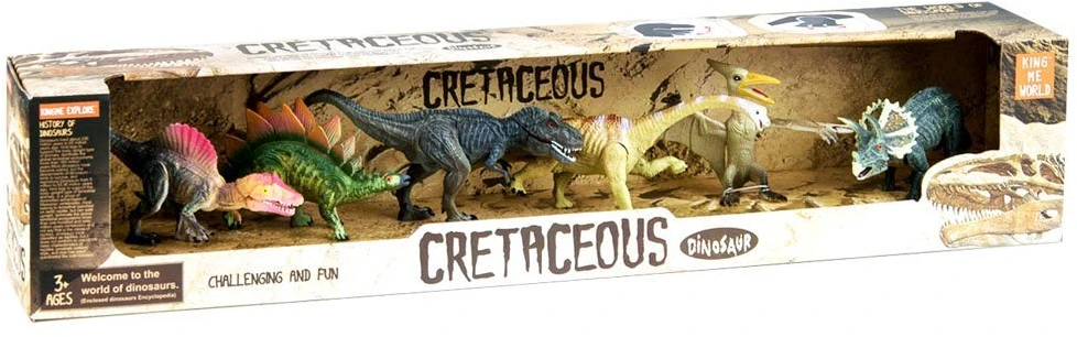 Jokomisiada DINOZAURA dažytų dinozaurų rinkinys, 6 vnt. ZA2051
