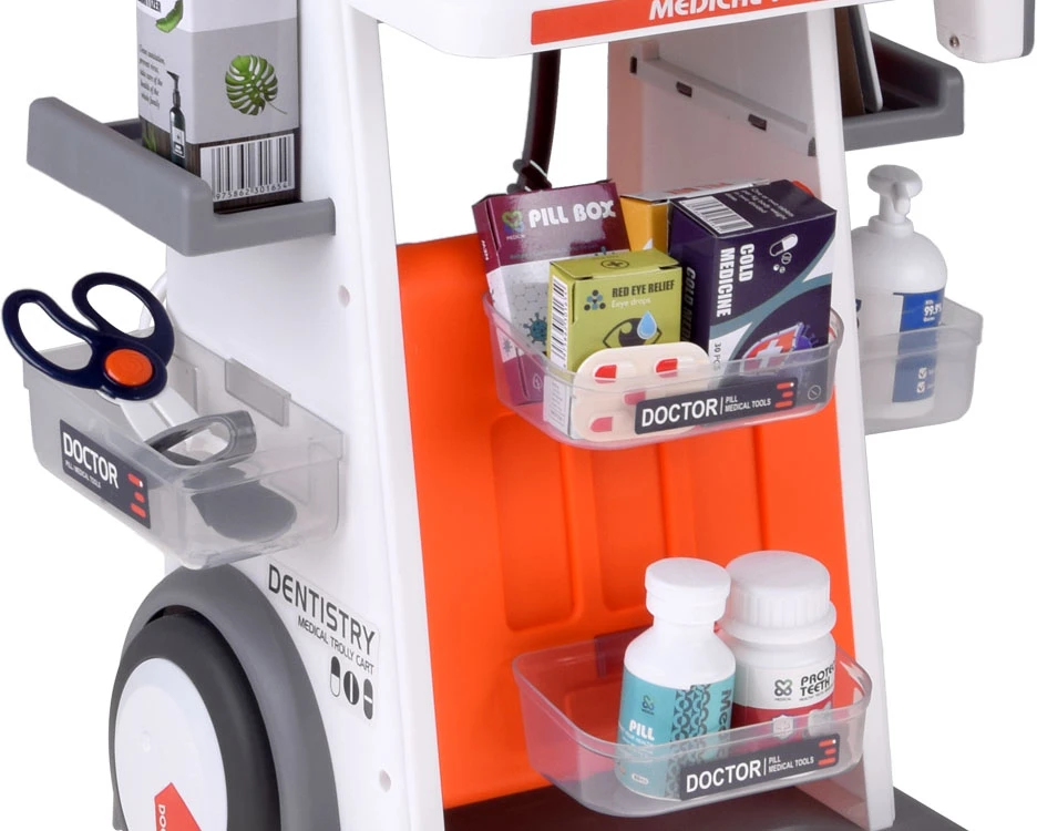 Dėlionė Jokomisiada Interaktyvus GYDYTOJO VEŽIMĖLIS Gydytojo ir odontologo žaidimų rinkinys ZA5874