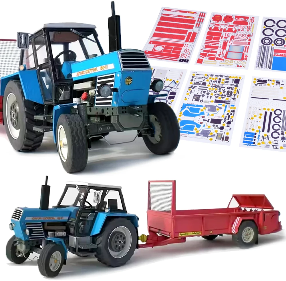 Jokomisiada Collectible modelis kit TRAKTOR Zetor Crystal 8011 1:32 ZA5889