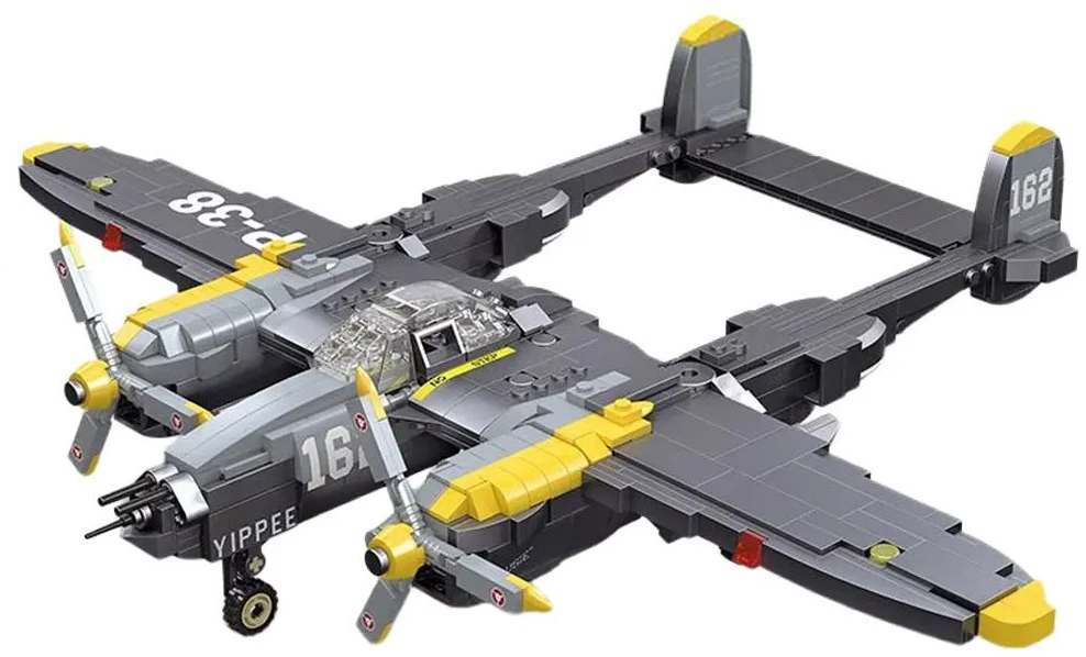 Jokomisiada Konstruktorius kovinis lėktuvas P-38 937 ele
