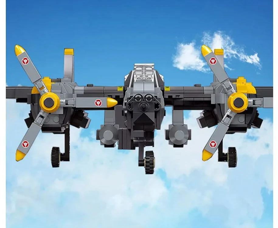 Jokomisiada Konstruktorius kovinis lėktuvas P-38 937 ele