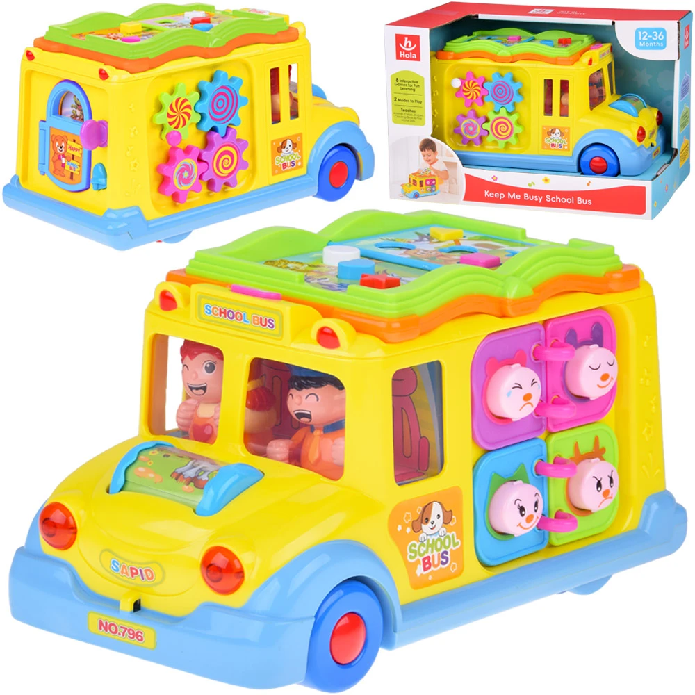 Hola SCHOOL BUS Interaktyvioji transporto priemonė ZA0019