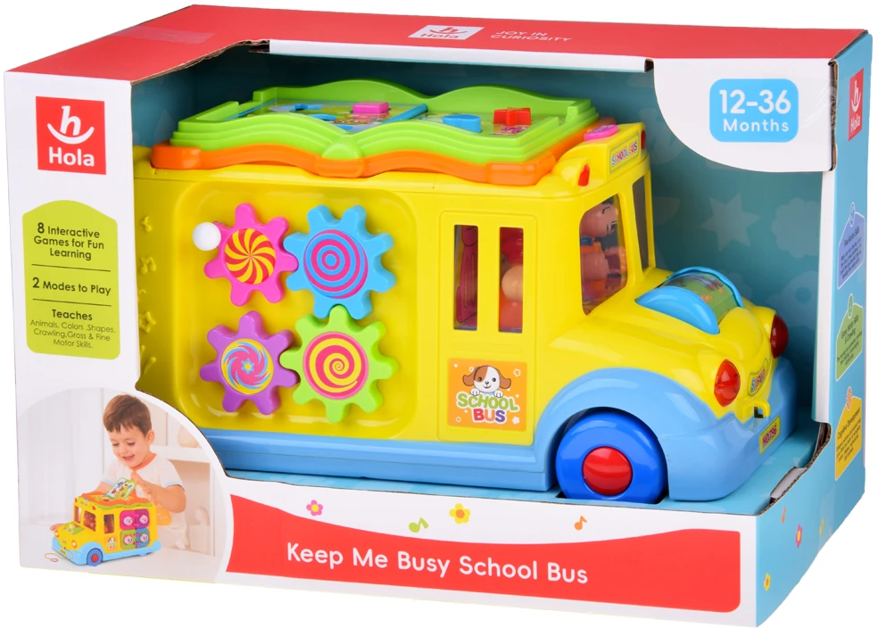 Hola SCHOOL BUS Interaktyvioji transporto priemonė ZA0019