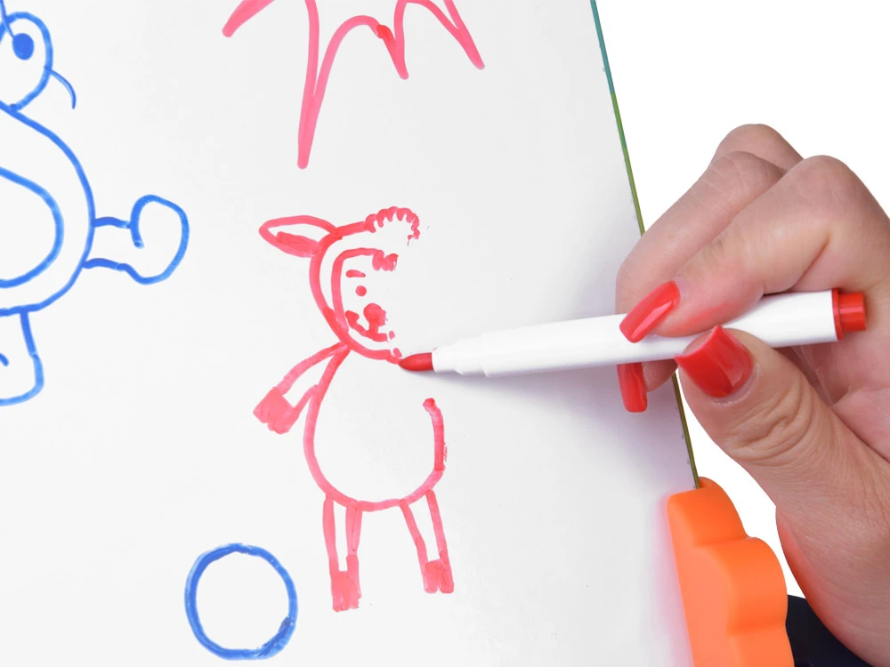 Dėlionė Jokomisiada Magnetic board 2in1 magnetic puzzle animal drawing board ZA5157