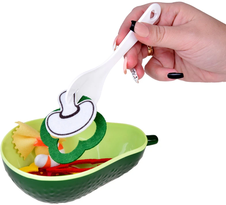 Jokomisiada SOFT Salad Maker Set Material Vegetables Avocado ZA5243