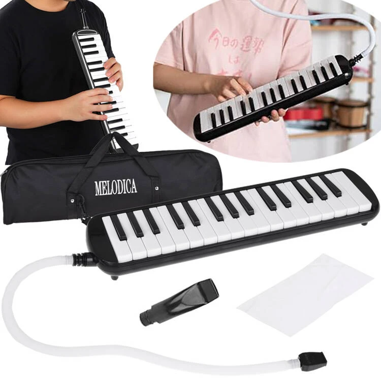 Jokomisiada Muzikos instrumentas Melodija Klaviatūros armonikos dėklas su dviem kandikliais IN0175