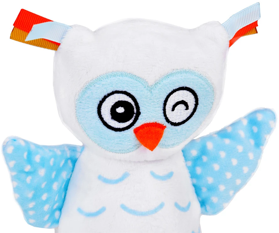 Jokomisiada Naktinė lempa + muzikinė dėžutė 2 viename OWL miego priemonė - spalvą keičianti LED lemputė ZA5190
