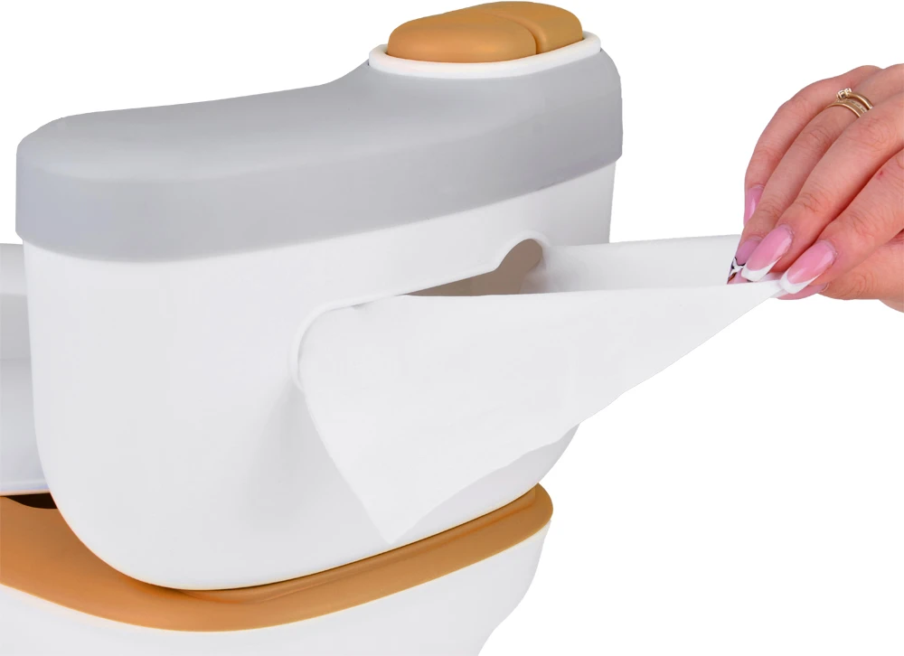 Jokomisiada Children's potty - singing toilet with tissue storage ZA5210