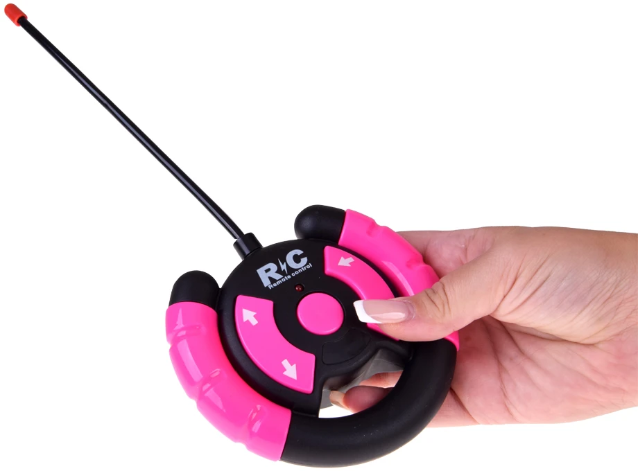 Jokomisiada Remote-controlled Rožinis CAR for dolls + boy and girl RC0734