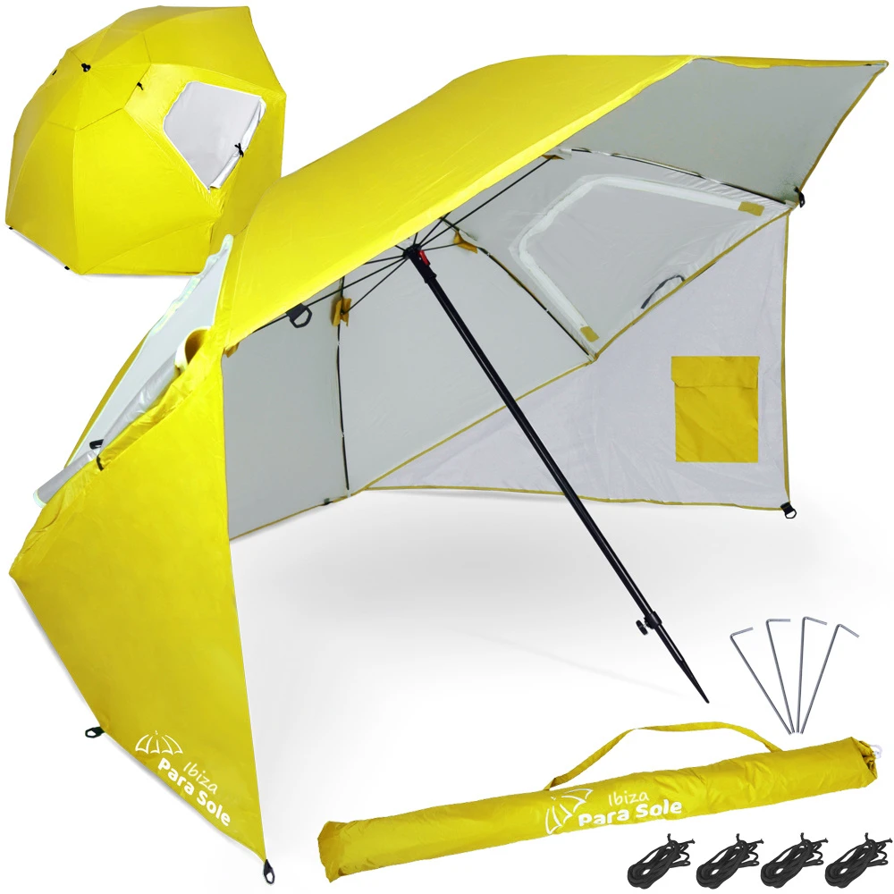 Jokomisiada Ibiza Para Sole UPF 50+ Beach Umbrella Perfect for the Beach or Garden SP0784