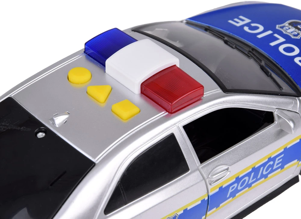 Jokomisiada Policijos automobilis policijos automobilis skleidžia šviesos garsus atidarant duris ZA5221