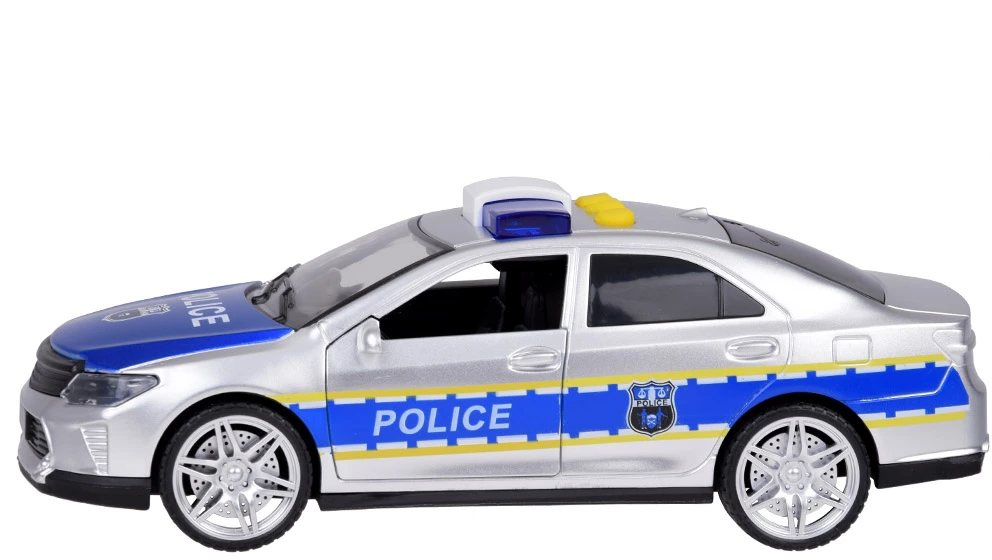 Jokomisiada Policijos automobilis policijos automobilis skleidžia šviesos garsus atidarant duris ZA5221