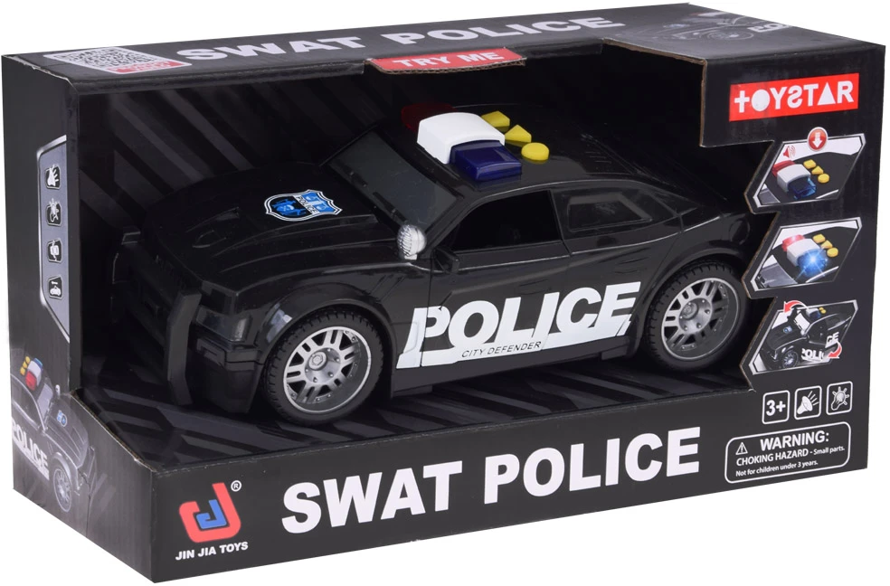 Jokomisiada Police car, police car, SWAT, sound and light effects ZA5847