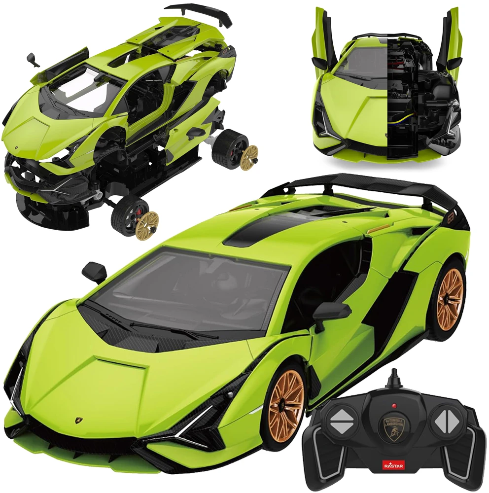 Jokomisiada Rastar 1:18 modelis Sian FKP37 nuotolinio valdymo automobiliui surinkti