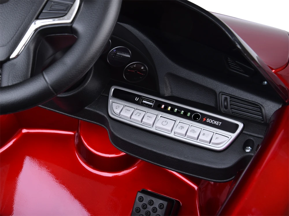 Akumuliatorinis automobilis vaikams Jokomisiada Porsche RUF CTR3 PA0327 | spalva: raudona