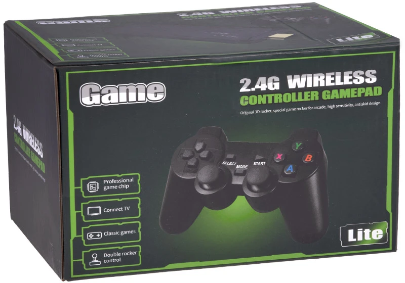 Jokomisiada Žaidimų konsolės komplektas HDMI RETRO + 2 pagalvėlės Daugiau nei 20 000 žaidimų kaip anksčiau GR0696