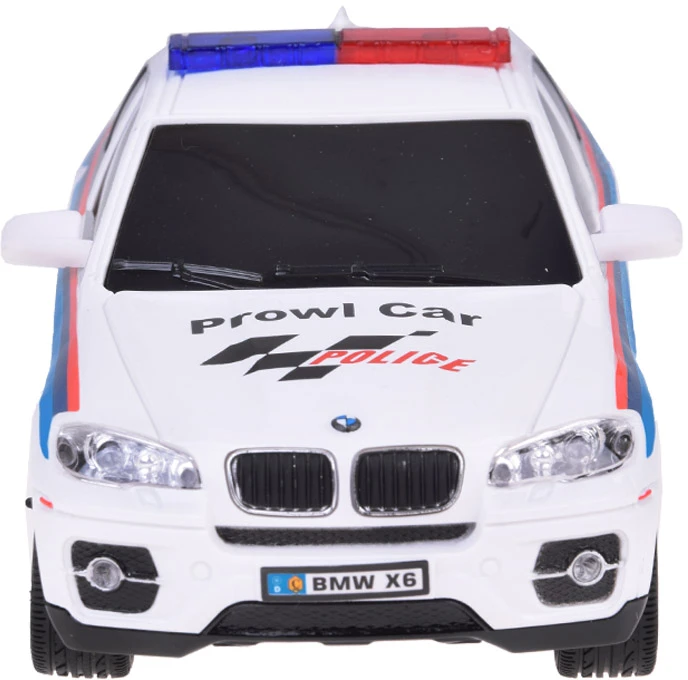 Jokomisiada BMW X6 sportinis policijos automobilis su nuotolinio valdymo pulteliu RC0660 BI