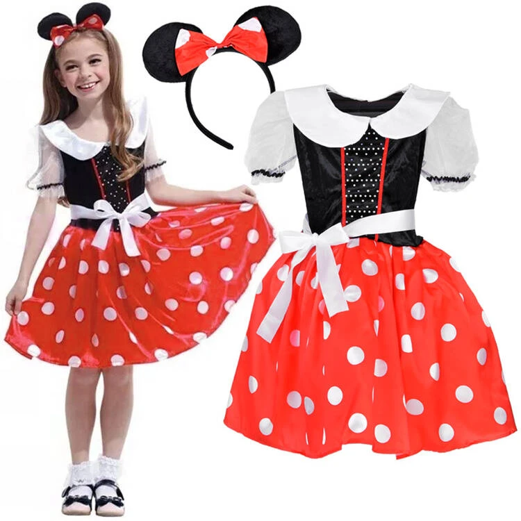 Jokomisiada Mielas Minnie Mouse kostiumas mergaitėms LXL ZA5280
