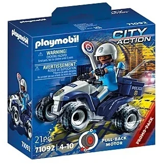 Konstruktorius Playmobil Police Speed Quad 71092