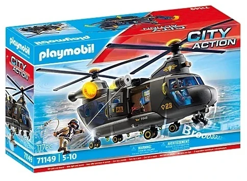 PLAYMOBIL CITY ACTION Gelbėtojų lėktuvas 71149