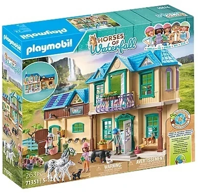 Konstruktorius Playmobil Waterfall Ranch 71351, plastikas