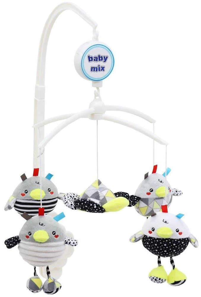 BABY MIX 43414 Pliušinės karuselės viščiukai TK/478M