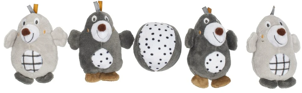 Karuselė virš lovelės Baby Mix Moles pilka