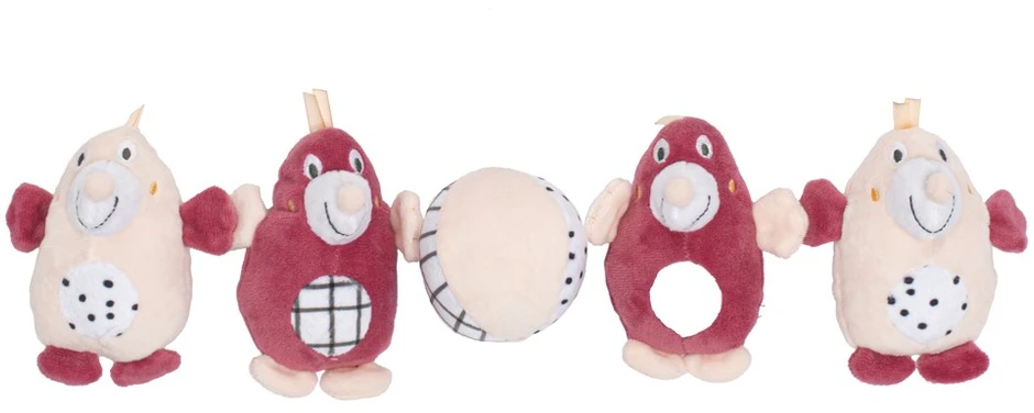 Karuselė virš lovelės Baby Mix Moles rožinė