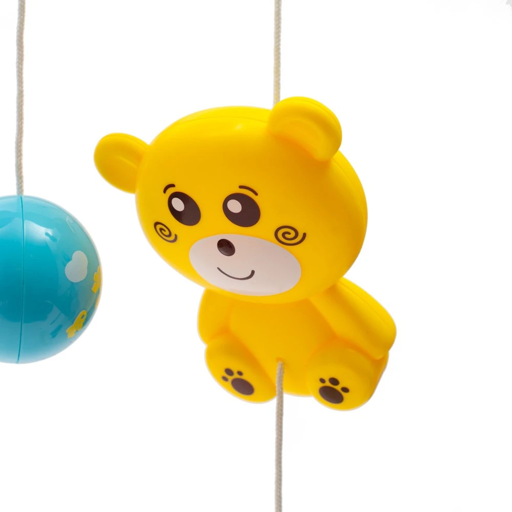 BABY MIX 37046 Plastikinė karuselė su projektoriumi raudona