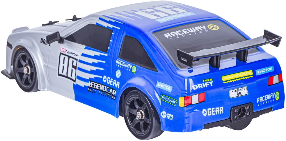 Kėbulas Toyota RC automobiliui driftui 1:16 sidabrinis