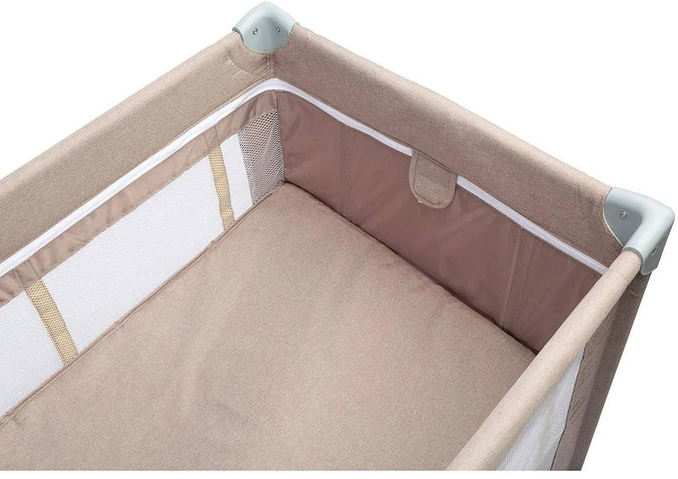 Kelioninė lovelė CARETERO Basic Plus smėlio spalvos