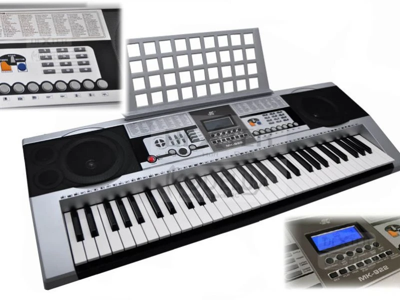 Keyboard MK-922 su dideliu LCD ekranu ir 61 klavišu